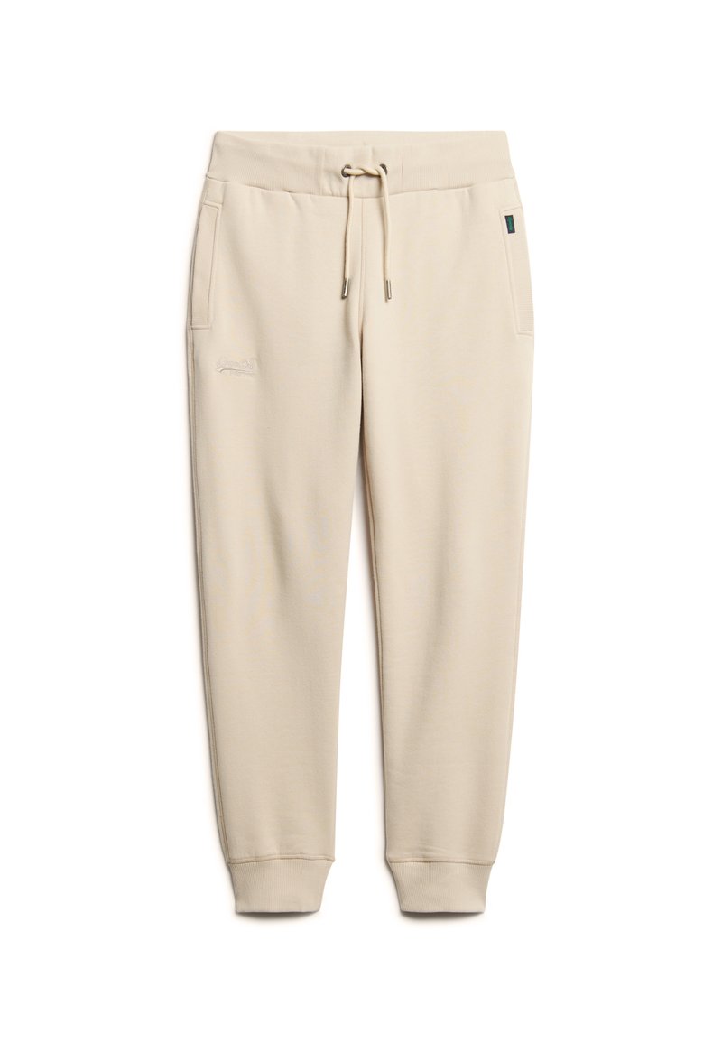 Superdry ESSENTIAL LOGO JOGGERS Tracksuit bottoms light stone