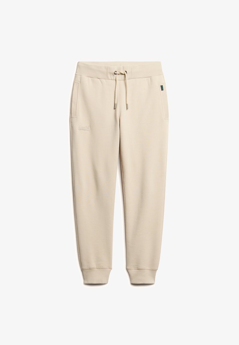 Superdry ESSENTIAL LOGO JOGGERS Tracksuit bottoms light stone