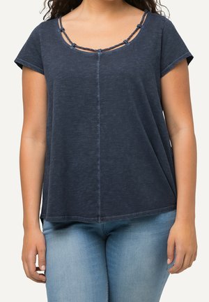 T-shirt basique - mottled dark blue