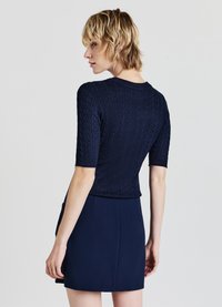 Calliope TRECCE - T-shirt imprimé - blu notte