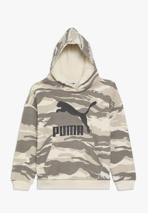 CAMO HOODIE - Jersey con capucha - white swan