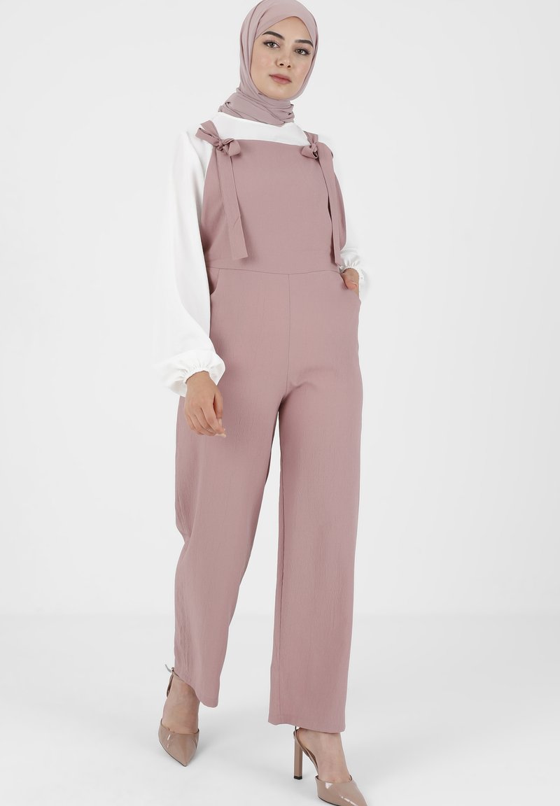 Modanisa Tuinbroek donkerroze