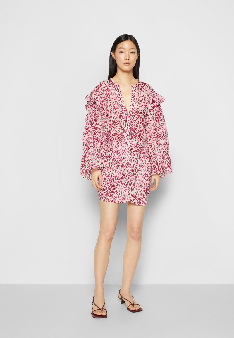 Damen Bekleidung | Iro GIRA Freizeitkleid white/pink/pink meliert - MR77671 Damen Bekleidung | Iro GIRA Freizeitkleid white/pink/pink meliert - MR77671