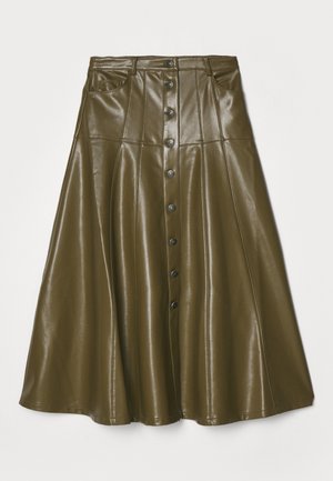 VEENA SKIRT - A-line skjørt - dark olive