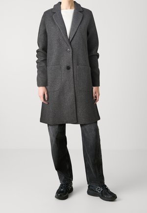 Manteau classique - mottled dark grey