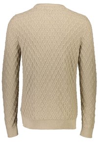 Lindbergh CABLE O-NECK  - Striktrøje - sand mel