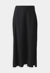 PULL ON SKIRT - Maxi skirt - black