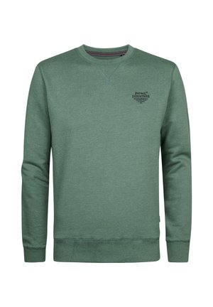 Petrol Industries, MEN SWEATER ROUND NECK - Sweater - oil green