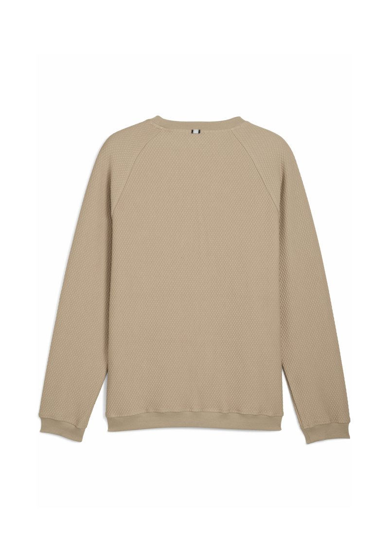 Puma BOULDER GOLF CREW Sweatshirt ice coffee/beige