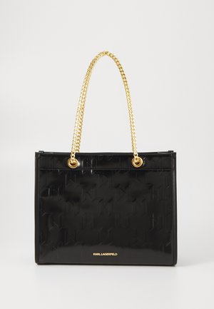 SKUARE SP SHINY MONO TOTE - Handbag - black
