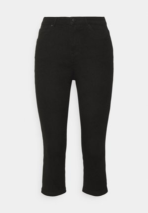 Vero Moda Tall VMJUNE KNICKERS MIX - Τζιν σορτς - black