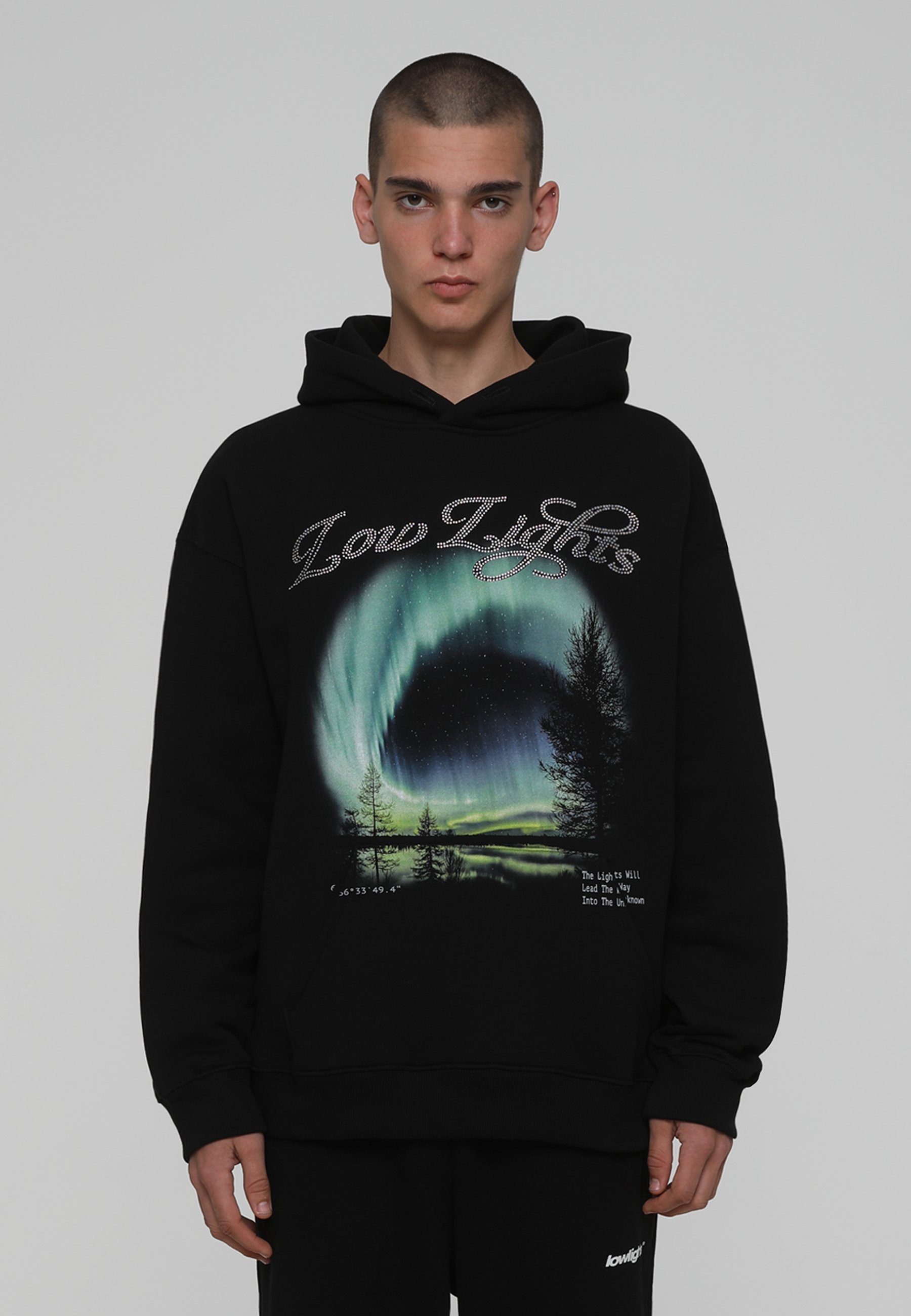 LOW LIGHTS STUDIOS® HOODIE UNISEX - Sweatshirt - black - Zalando
