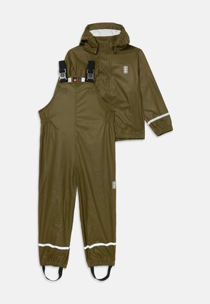 JIVAN RAIN SET UNISEX - Veste imperméable - dark olive