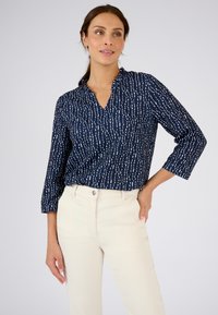 Damart RELIÉFÉE - Camiseta de manga larga - marine tachiste