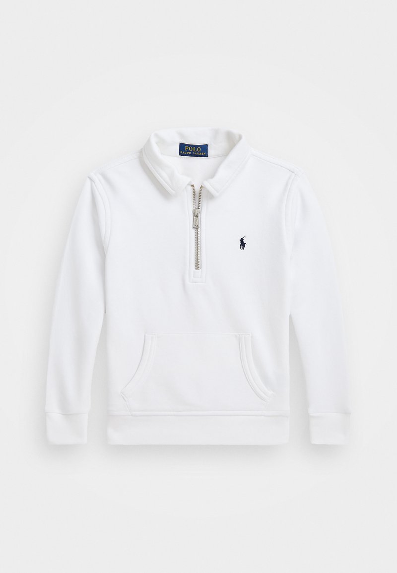 Polo Ralph Lauren FRENCH TERRY COLLARED SWEATSHIRT 2-7Y - Ikdienas džemperis - white