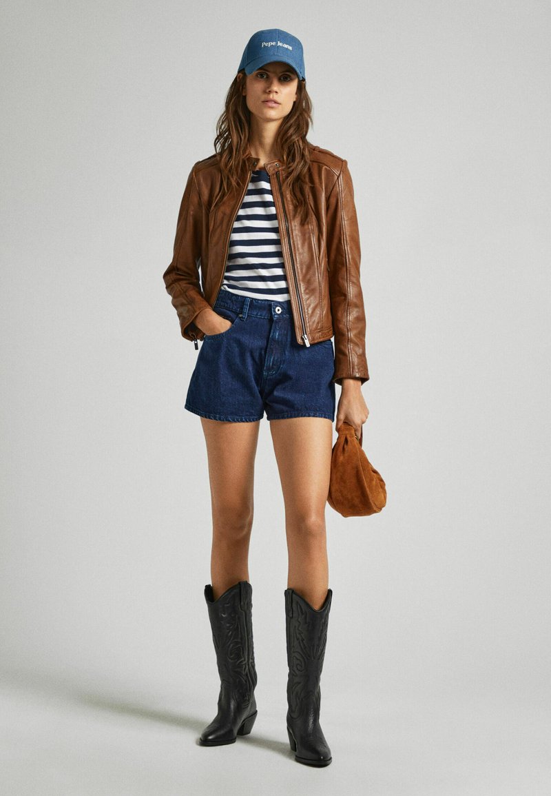 Pepe Jeans Jeansshort blauw denim/bluedenim Pepe Jeans Jeansshort blauw denim/bluedenim
