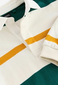 Next REGULAR FIT - Polo - green ecru white srtipe
