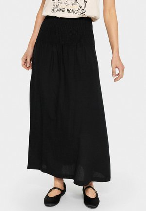 KATHA - Jupe longue - black