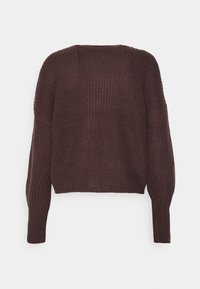 Vero Moda Neuletakki - dark brown