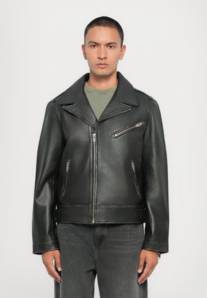 Jachetă piele - black used light