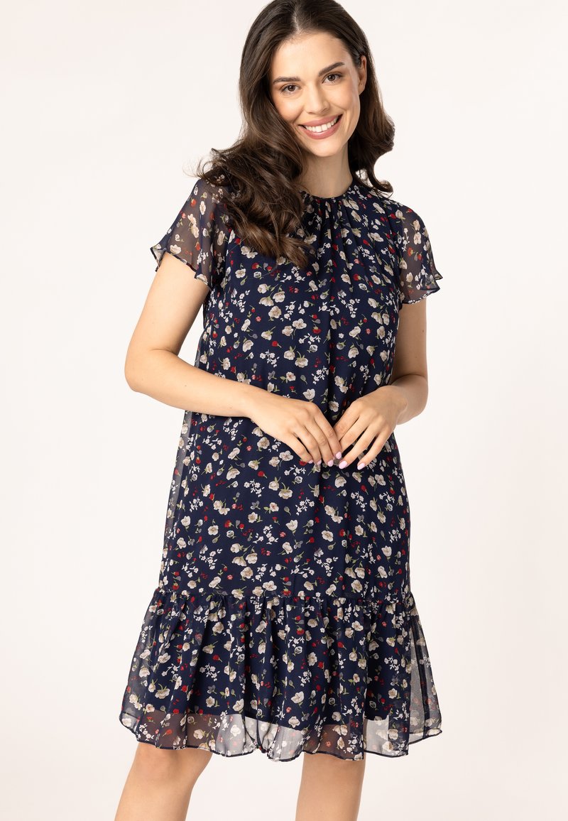 QUIOSQUE JUNA - Freizeitkleid - granatowy