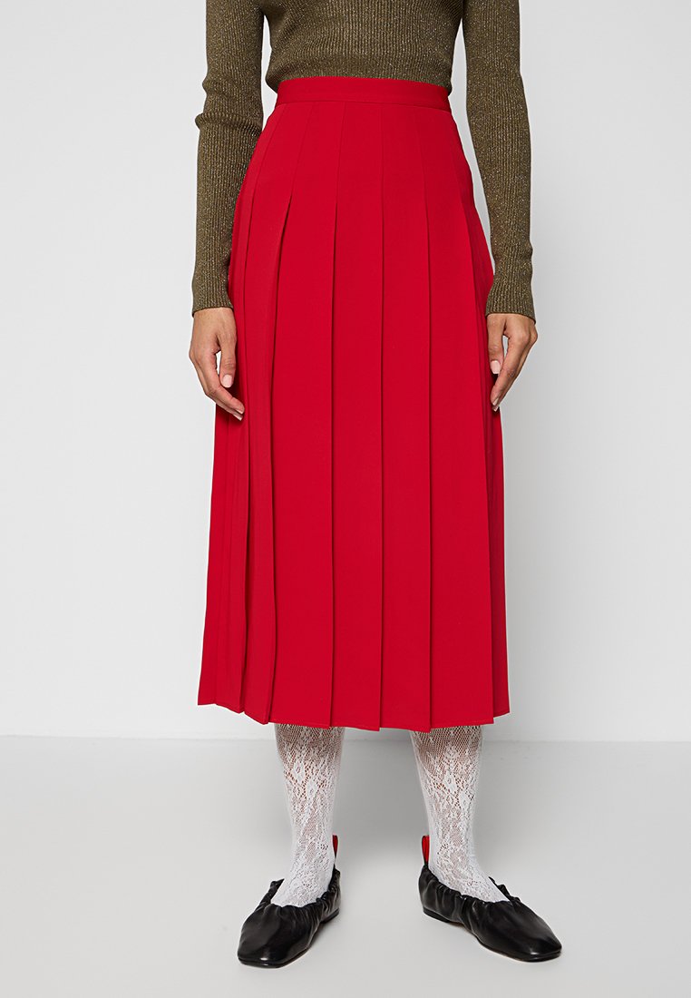 Polo Ralph Lauren Plooirok rood Polo Ralph Lauren Plooirok rood