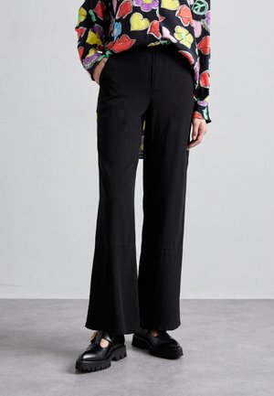 MOSCHINO JEANS TROUSERS - Stoffhose - black