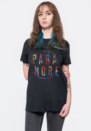 Paradiso Clothing PARAMORE SPIRAL - Print T-shirt - black