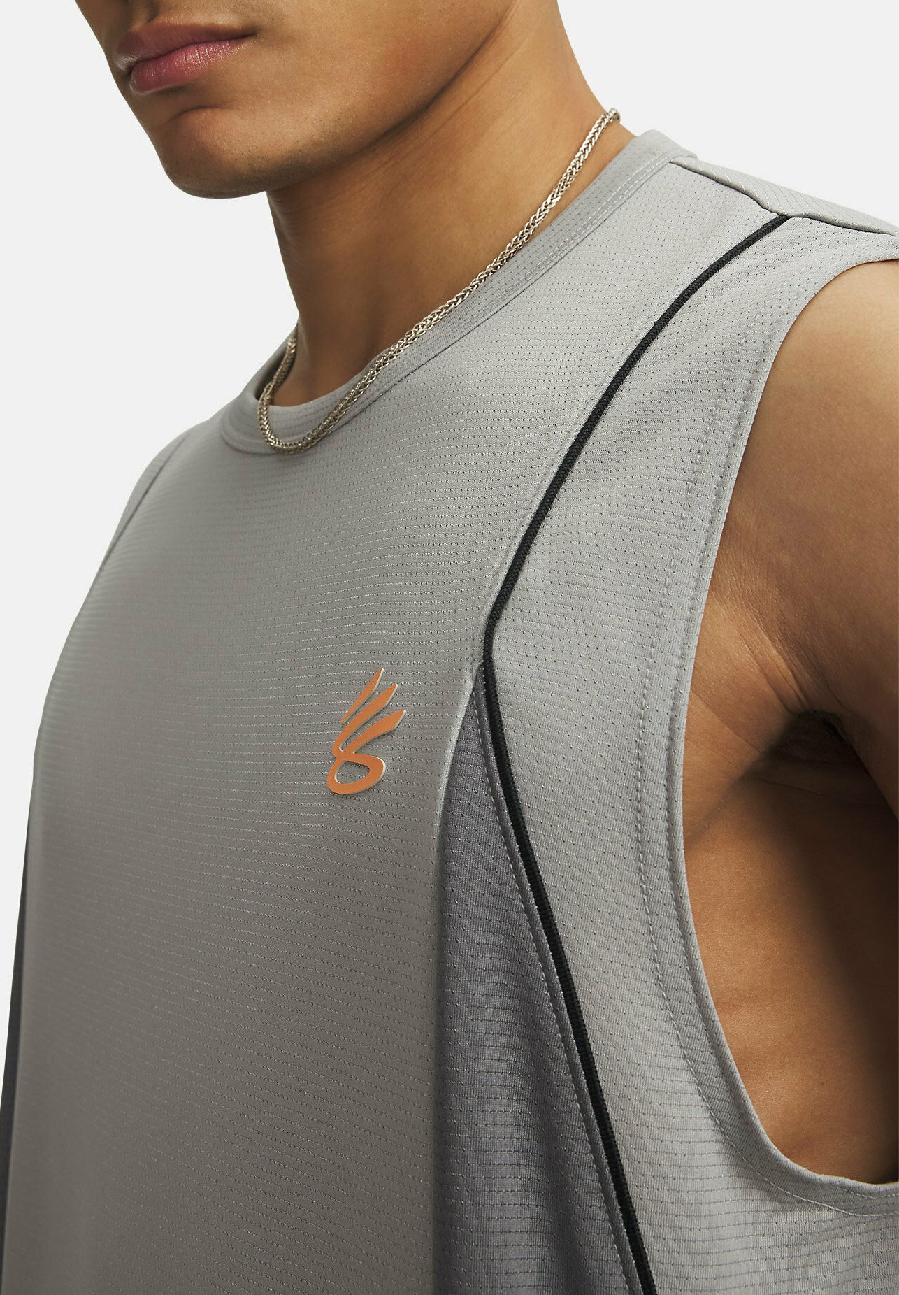Under Armour CURRY TRAINING - Top - titanium/grey - Zalando
