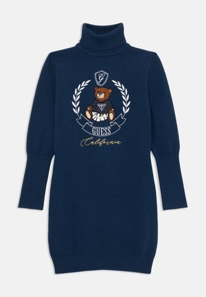 JUNIOR SWEATER DRESS - Neulemekko - secret blue