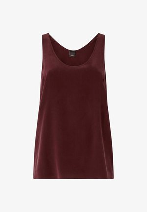 Pinko, CRAZY CANOTTIERA - Camicetta - bordeaux scuro