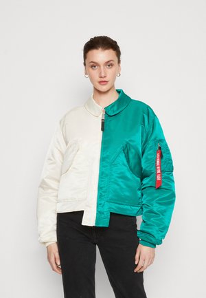 Alpha Industries Μπουφάν τύπου bomber - jet stream white