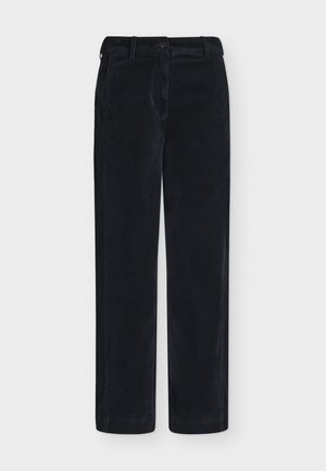 Marc O'Polo, MINU BARREL LEG  - Stoffhose - black