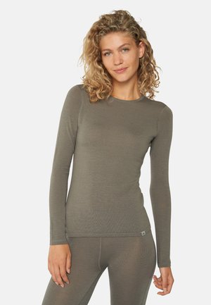 MERINO THERMAL LONG SLEEVE SHIRT - Långärmad tröja - grey