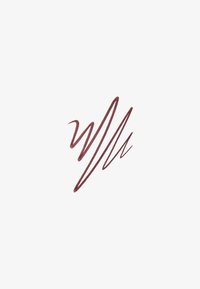 Geste de pinceau marron sur fond blanc, présentant des courbes douces et une épaisseur variable, ressemblant à un design abstrait. Aucun élément supplémentaire.