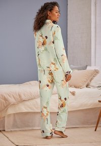 Next WORKS BUTTON THROUGH SET - Pyjamas - green floral