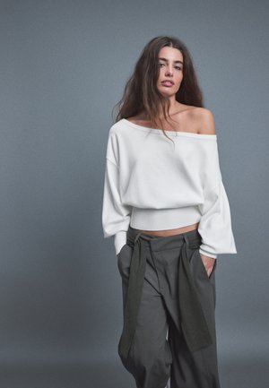 Stradivarius, Pullover - white