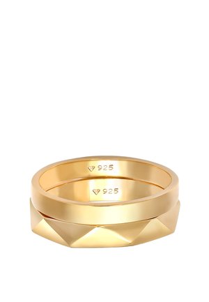 2 PACK BASIC - Ringe - gold-coloured