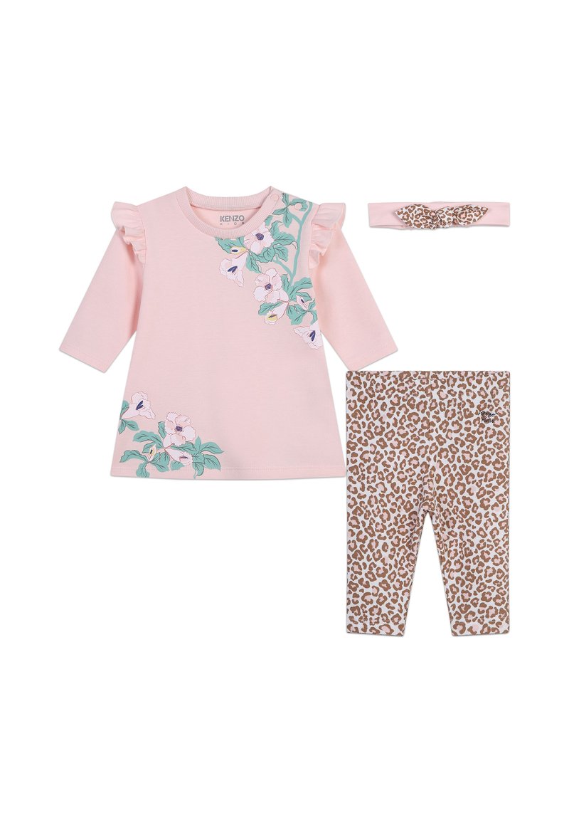 KENZO kids SET - Legging (type pantalon) - veiled rose