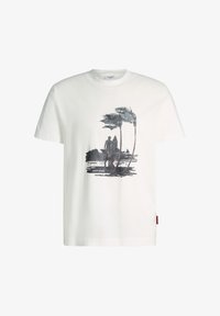 Unausgewählt, offwhite mit print in schwarz