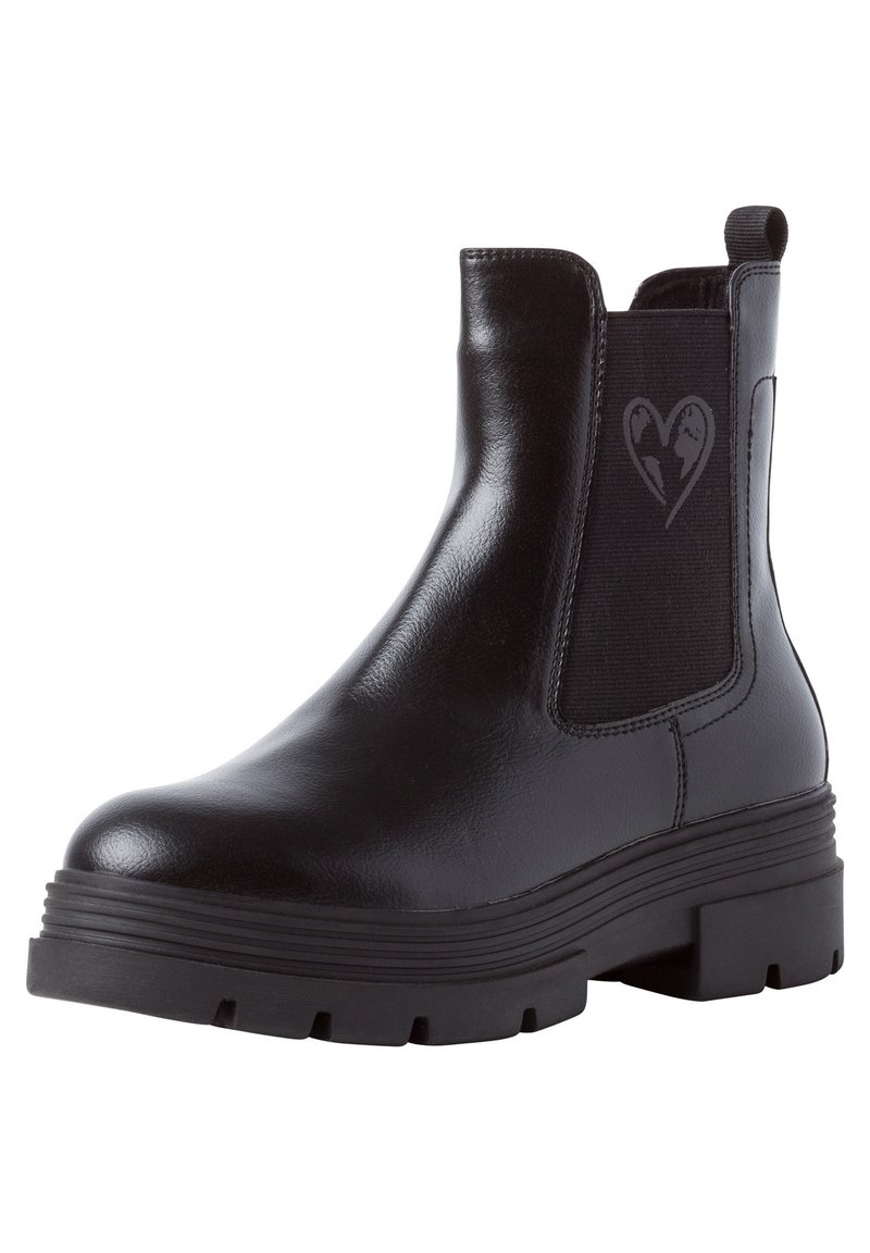 Damen Sneaker | Marco Tozzi Plateaustiefelette black antic/schwarz - IF46803 Damen Sneaker | Marco Tozzi Plateaustiefelette black antic/schwarz - IF46803