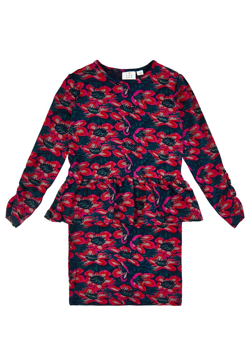 Kinder Freizeitkleider | The New TNAGNES L S Jerseykleid big flower/rot - UG95563 Kinder Freizeitkleider | The New TNAGNES L S Jerseykleid big flower/rot - UG95563