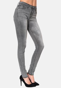 Elara STRETCH - Vaqueros pitillo - grau
