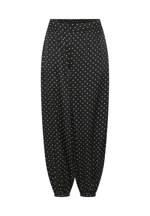 Kaffe, KAMISSY PANTS - Pantalon classique - black w white dot