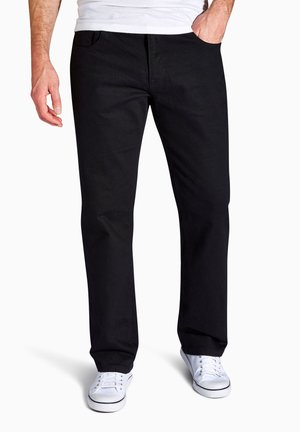 Next Džíny Straight Fit - black