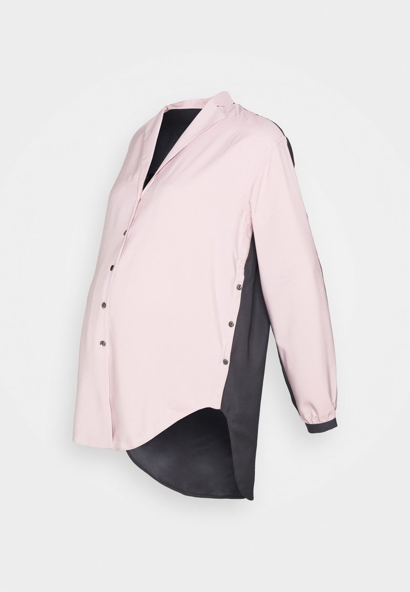 GLOWE Overhemdblouse donkerroze