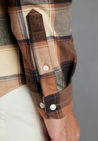 Next CHECK - Vapaa-ajan kauluspaita - rust orange