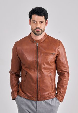 Freaky Nation, EASY JIM - Nahkatakki - cognac