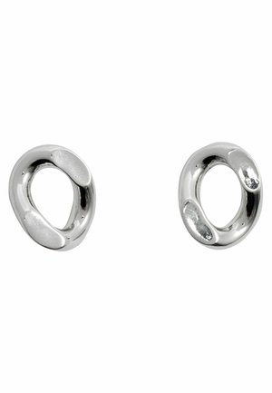 CHAIN LINK STUD  - Náušnice - silver tone