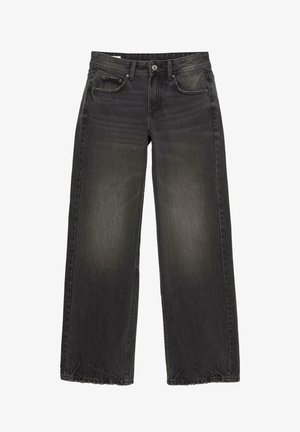 PULL&BEAR, LOW-RISE STRAIGHT-LEG - JEANS - Jeans Straight Leg - black